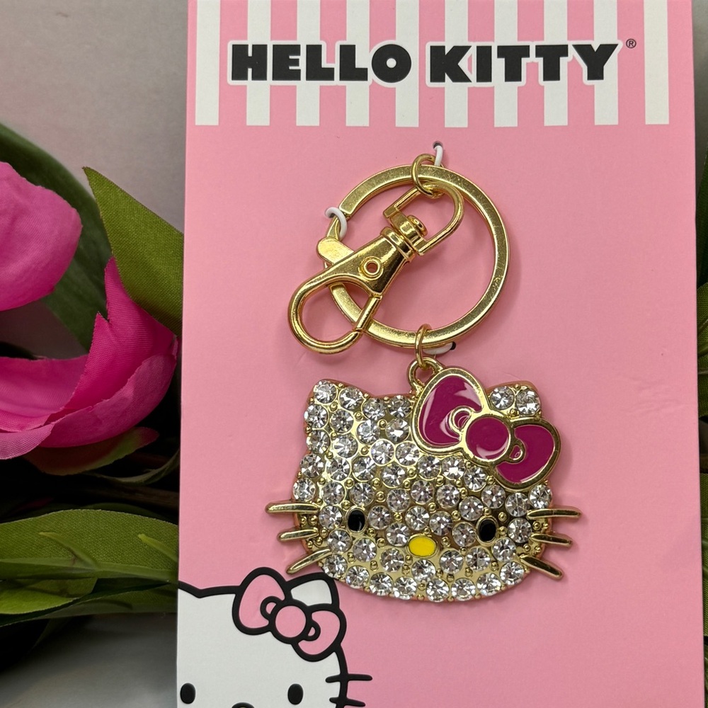 Hello Kitty Crystal Keychain